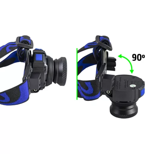 JBM Fejlámpa, 1 led, 2000 mAH, 350lm