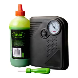 JBM Defektjavító Szett Kompresszorral, 12V 10Bar