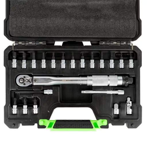 Jbm, Nyomatékkulcs 1/4" Szett, 21db-os