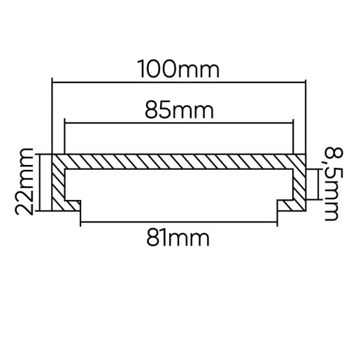 JBM Gumipogácsa Emelőhöz, 10cm