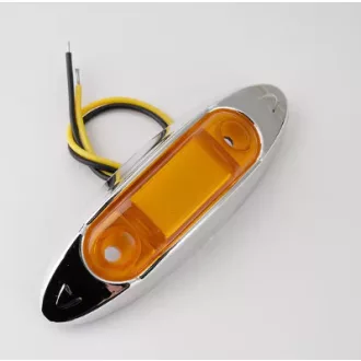   25132 4 LED-es szélesséjelző, helyzetjelző - sárga - 12-24V