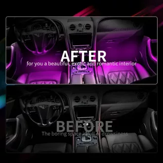   Autós belsővilágítás Neon fénycső Magic Black Light 12V