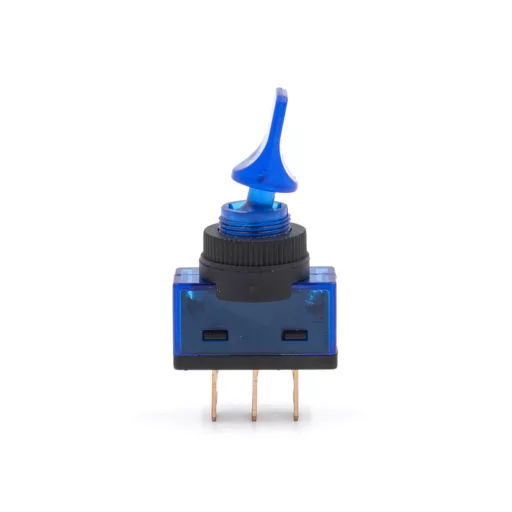 AE Világító Billenőkapcsoló Kék 12V 10A