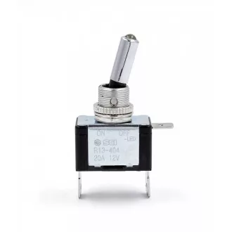 AE Kapcsoló Ledes Fehér, 12V 20A