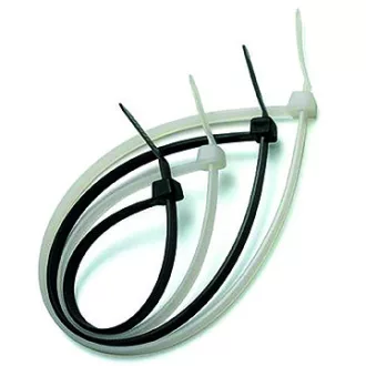 KÁBELKÖTÖZŐ 300X7,6MM FEKETE DB-OS