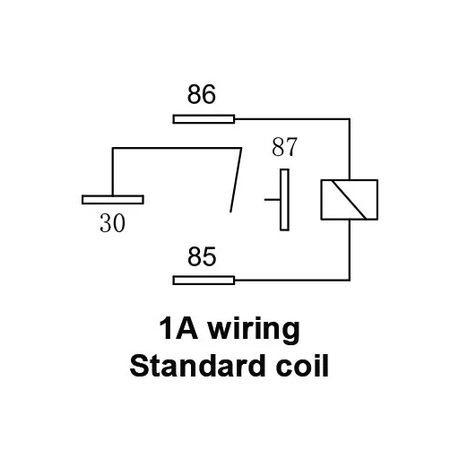 RELÉ 4 LÁBÚ 40A 12V