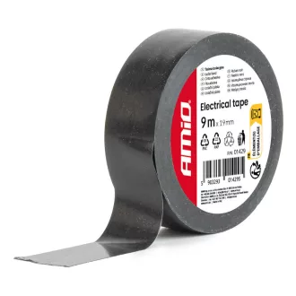 Amio Fekete ragasztószalag 19mm x 9m