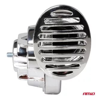 Amio CHR-01 Kéttónusú Csigakürt Króm 2db 12V 110dB