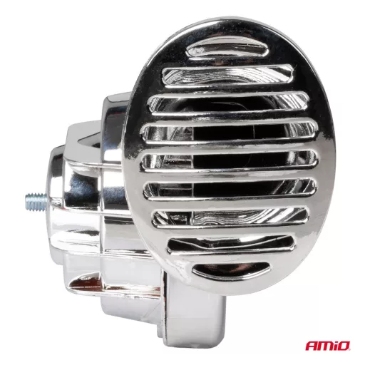 Amio CHR-01 Kéttónusú Csigakürt Króm 2db 12V 110dB