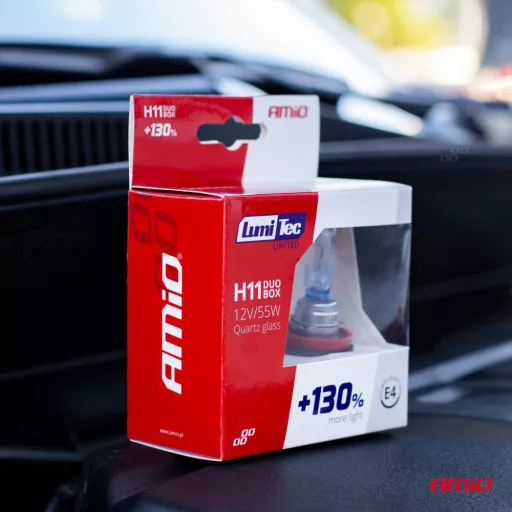 Amio Lumitec Limited HB4 Halogén Izzó 12V 51W +130% DUO