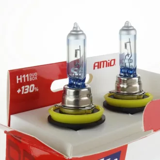 Amio Lumitec Limited +130% H11 Halogén Izzó 12V 55W Duo