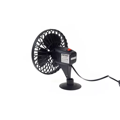 Amio Ventilátor 14cm, tapadókorongos, 12V