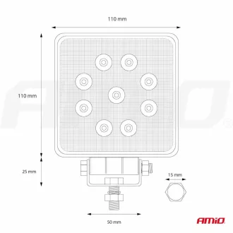 Amio Munkalámpa AWL07 9 Leddel