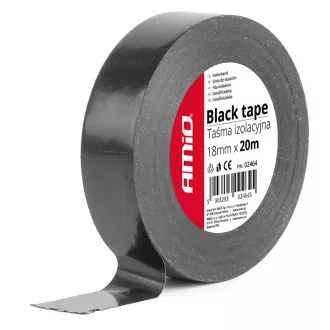 Amio Fekete ragasztószalag 18mm x 20m (1 db)