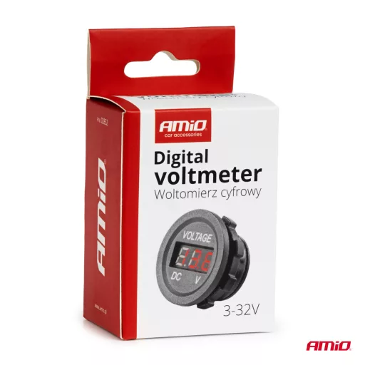 Amio MOD-02 Mérőműszer Digitális Voltmérő 3-32V