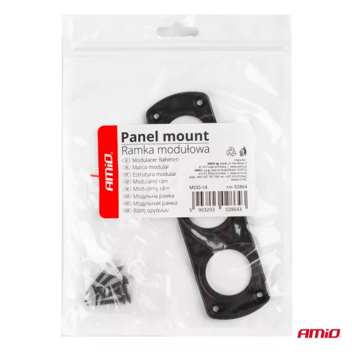 Amio Beépítő Panel USB/Szivargyújtó Aljzathoz 3db-os