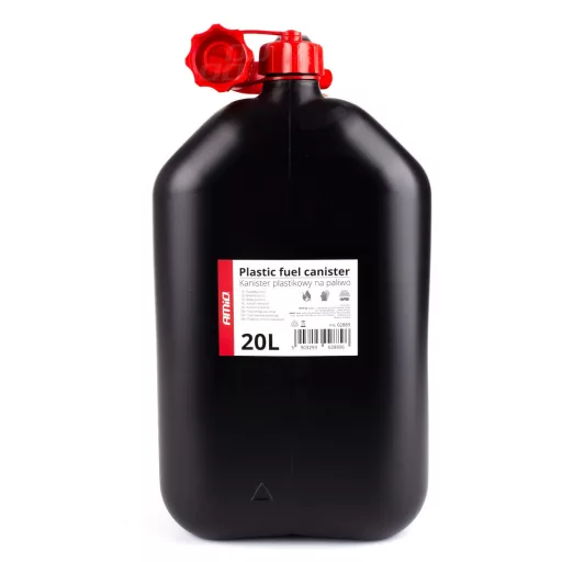 BENZINKANNA 20L MŰANYAG FEKETE