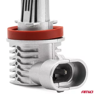 Amio Led Izzó X1 sorozat H8/H9/H11/H16 12V 40W 6500K 2db
