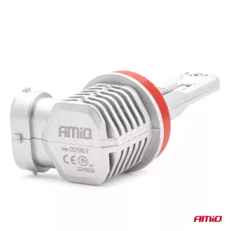 Amio Led Izzó X1 sorozat H8/H9/H11/H16 12V 40W 6500K 2db