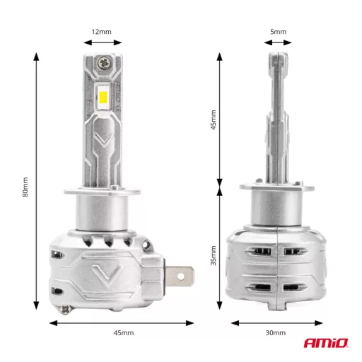 Amio LED fényszórók X2 Series H1 12V 2db