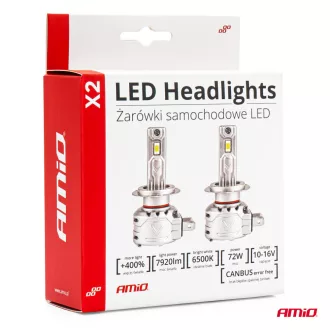 Amio LED fényszórók X2 Series H1 12V 2db
