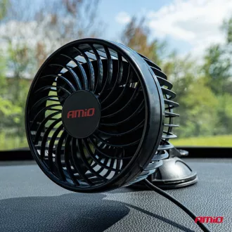 Amio Autós ventilátor tapadókoronggal 6" 12V