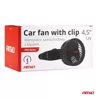 Amio Csiptetős Ventilátor 125mm 12V