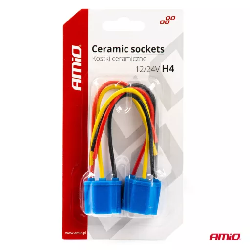 Amio Izzó Foglalat H4 Kerámia 2 db