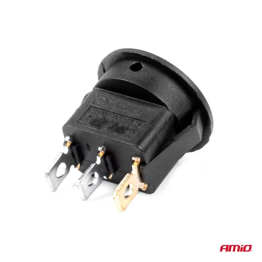 Amio Kétállású Kapcsoló Kerek Sárga 12V/24V