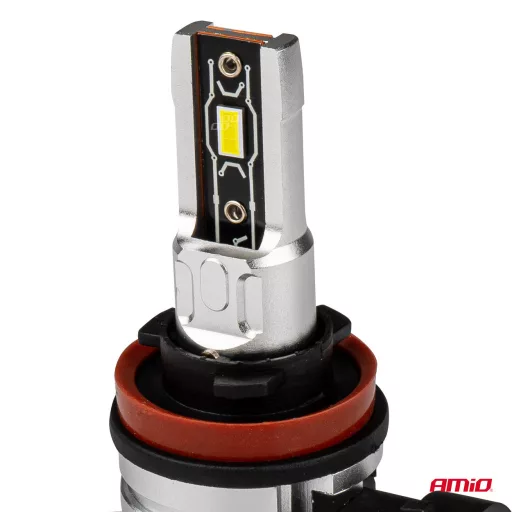 Amio Led Izzó H-Mini Sorozat H8/H9/H11/H16 42W 6500K  2db
