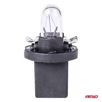   Amio Halogén Izzó Műszerfalba T5 B8.5D 12V 8.5W BAX1.2W Fehér