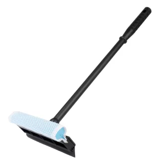   Amio Ablaktisztító gumibetéttel, műanyag nyelű, 20 cm-es fejjel, 54 cm hosszú