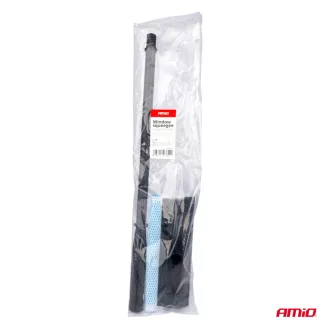   Amio Ablaktisztító gumibetéttel, műanyag nyelű, 20 cm-es fejjel, 54 cm hosszú