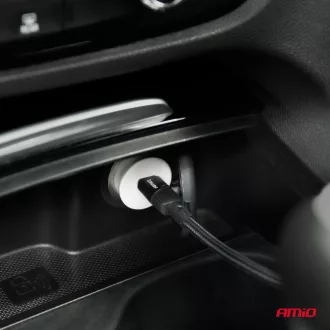 Amio 03876 Szivargyújtóról Működő USB-C  Töltő 20W 12/24V