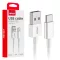 Amio Adatkábel USB-USB-C 2M Fehér 2A
