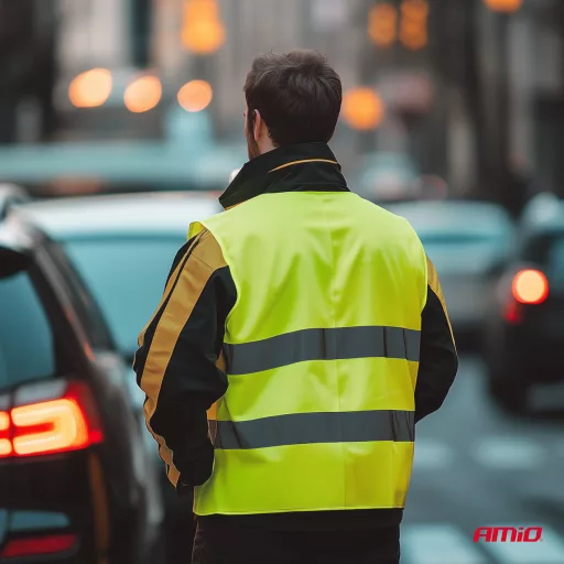 Amio Láthatósági Mellény XXXL - Sárga