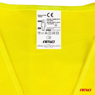 Amio Láthatósági Mellény XXXL - Sárga