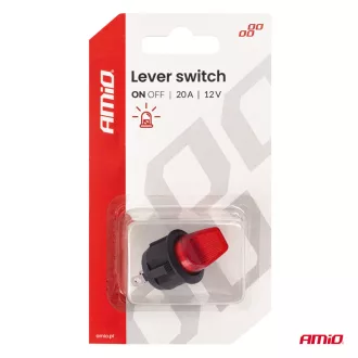 Amio 2 Állású Piros Kapcsoló 12V 20A