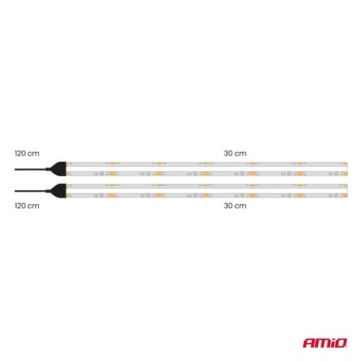 Amio Led Szalag COB 2X30 CM 12V Fehér