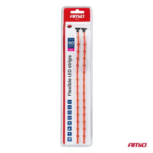 Amio Led Szalag COB 2X30 CM 12V Rózsaszín