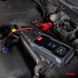   Amio Hordozható Akkumulátor, Kompresszor, Power Bank, Lámpa