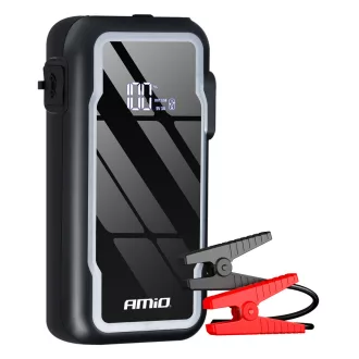   Amio Hordozható 3 az 1-ben Indító/LED/Powerbank 12V 12.000mAh