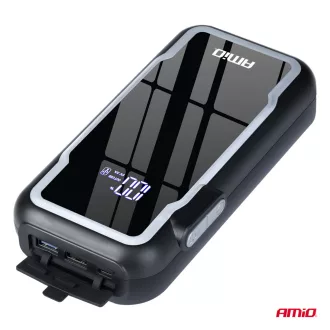   Amio Hordozható 3 az 1-ben Indító/LED/Powerbank 12V 12.000mAh