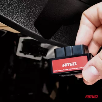   Amio, Diagnosztikai Eszköz OBD2, Vezeték Nélküli, Android/IOS/Windows, 8-18V