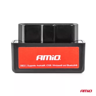   Amio, Diagnosztikai Eszköz OBD2, Vezeték Nélküli, Android/IOS/Windows, 8-18V