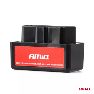   Amio, Diagnosztikai Eszköz OBD2, Vezeték Nélküli, Android/IOS/Windows, 8-18V