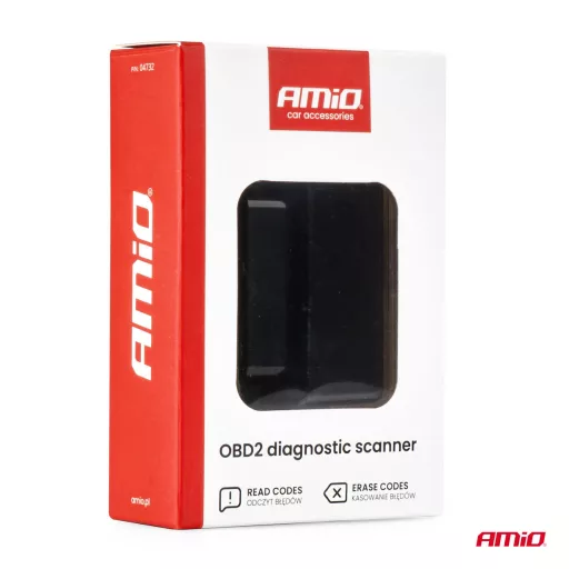 Amio, Diagnosztikai Eszköz OBD2, Vezeték Nélküli, Android/IOS/Windows, 8-18V