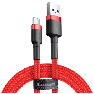 Baseus Adatkábel USB-USB-C 1M 1,5A Piros