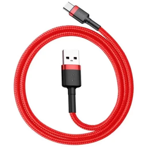 Baseus Adatkábel USB-USB-C 1M 1,5A Piros