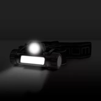 Fejlámpa COB+SMD LED-es - akkumulátorral